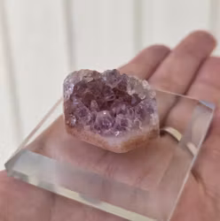 Rosa Ametist Mini Druzy Bit