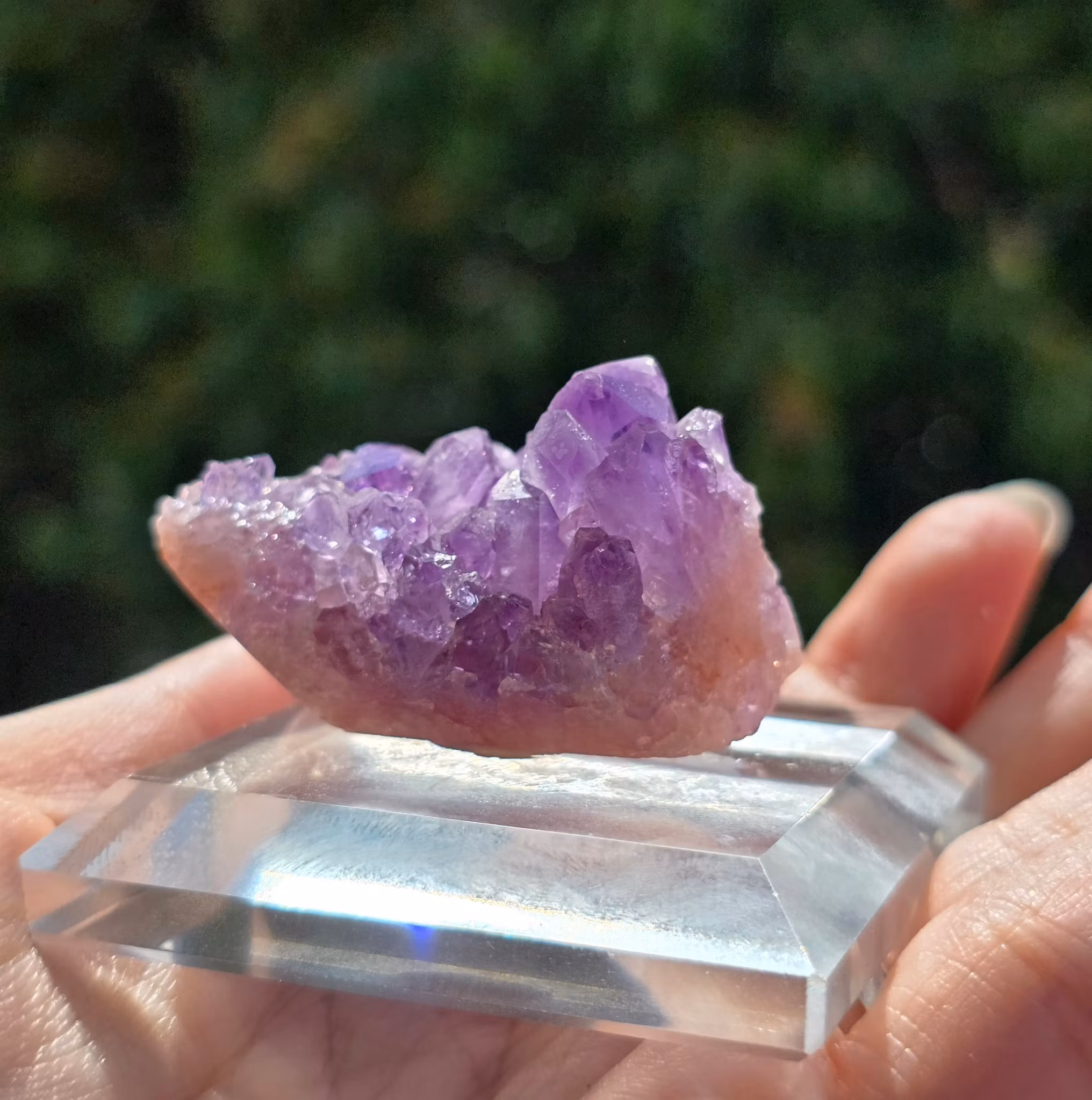 Rosa Ametist Mini Druzy Bit