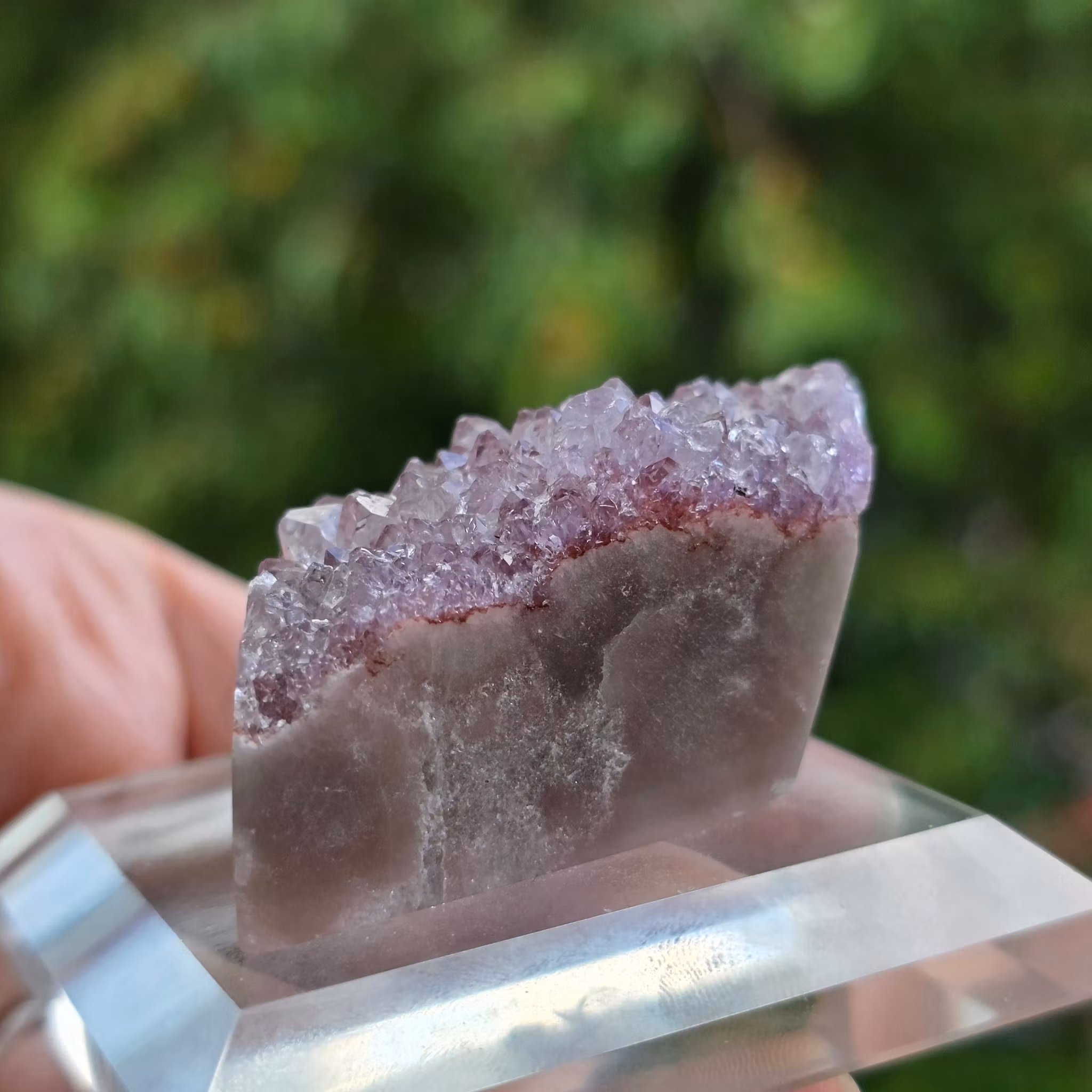 Rosa Ametist Mini Druzy Bit