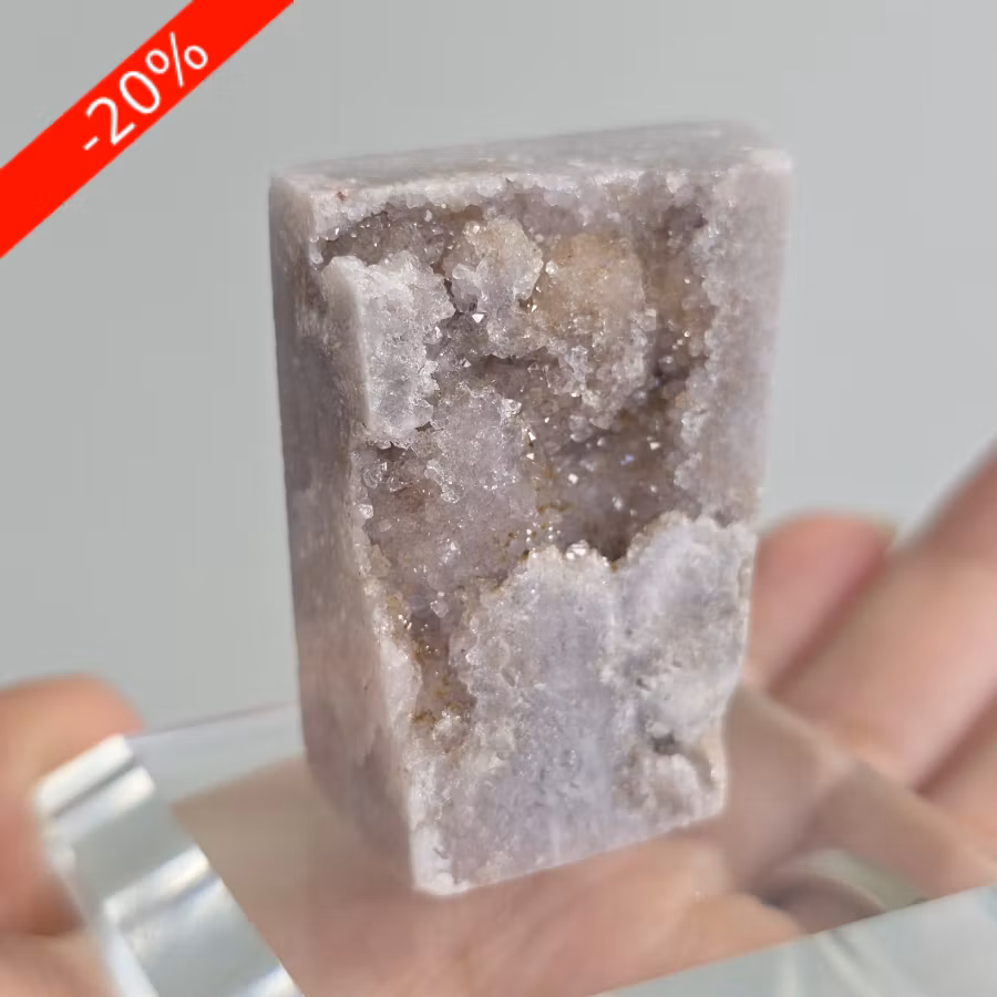 Rosa Ametist Mini Druzy Bit
