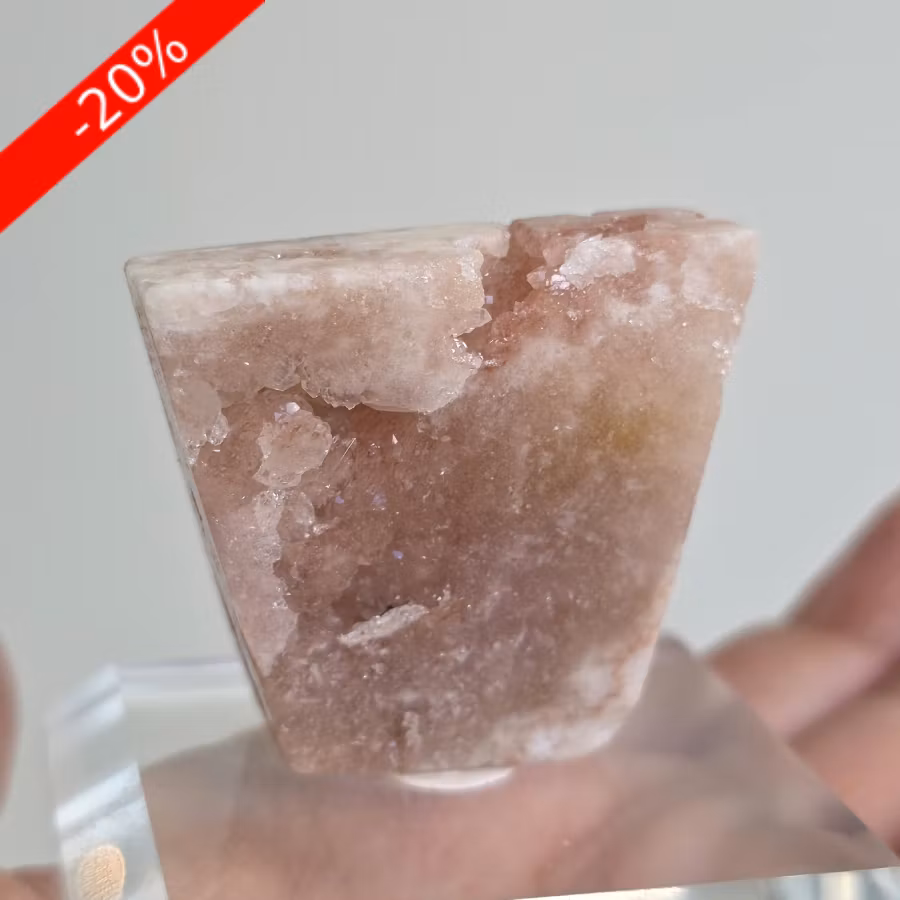 Rosa Ametist Mini Druzy Bit