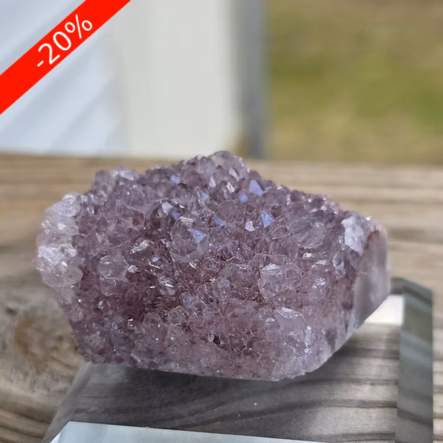 Rosa Ametist Mini Druzy Bit