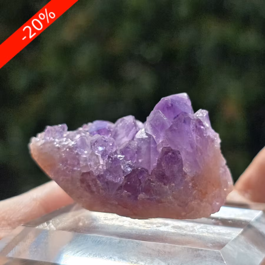 Rosa Ametist Mini Druzy Bit