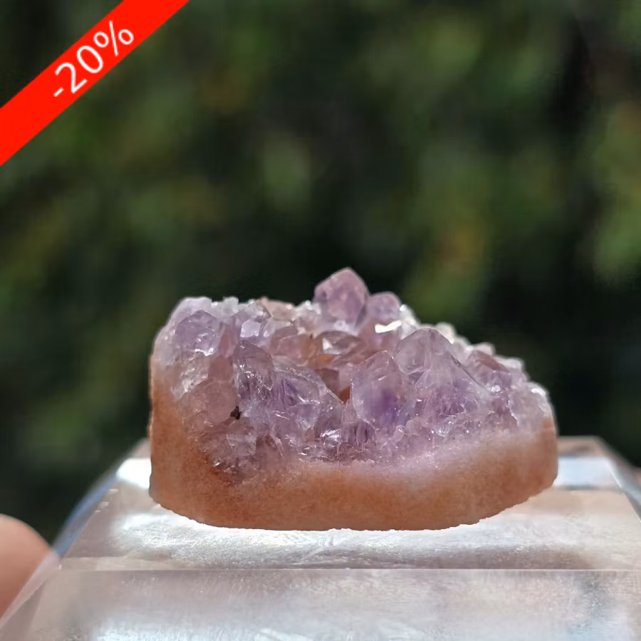 Rosa Ametist Mini Druzy Bit