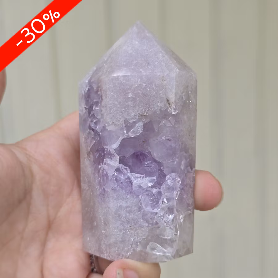 Rosa Ametist Druzy Torn