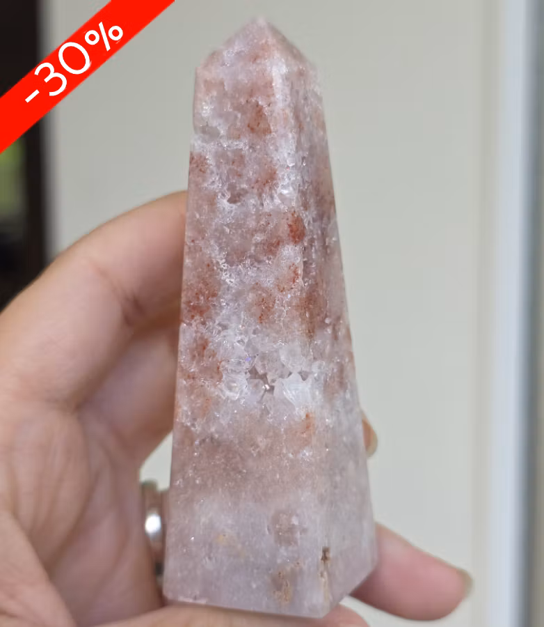 Rosa Ametist Druzy Torn 83 gram