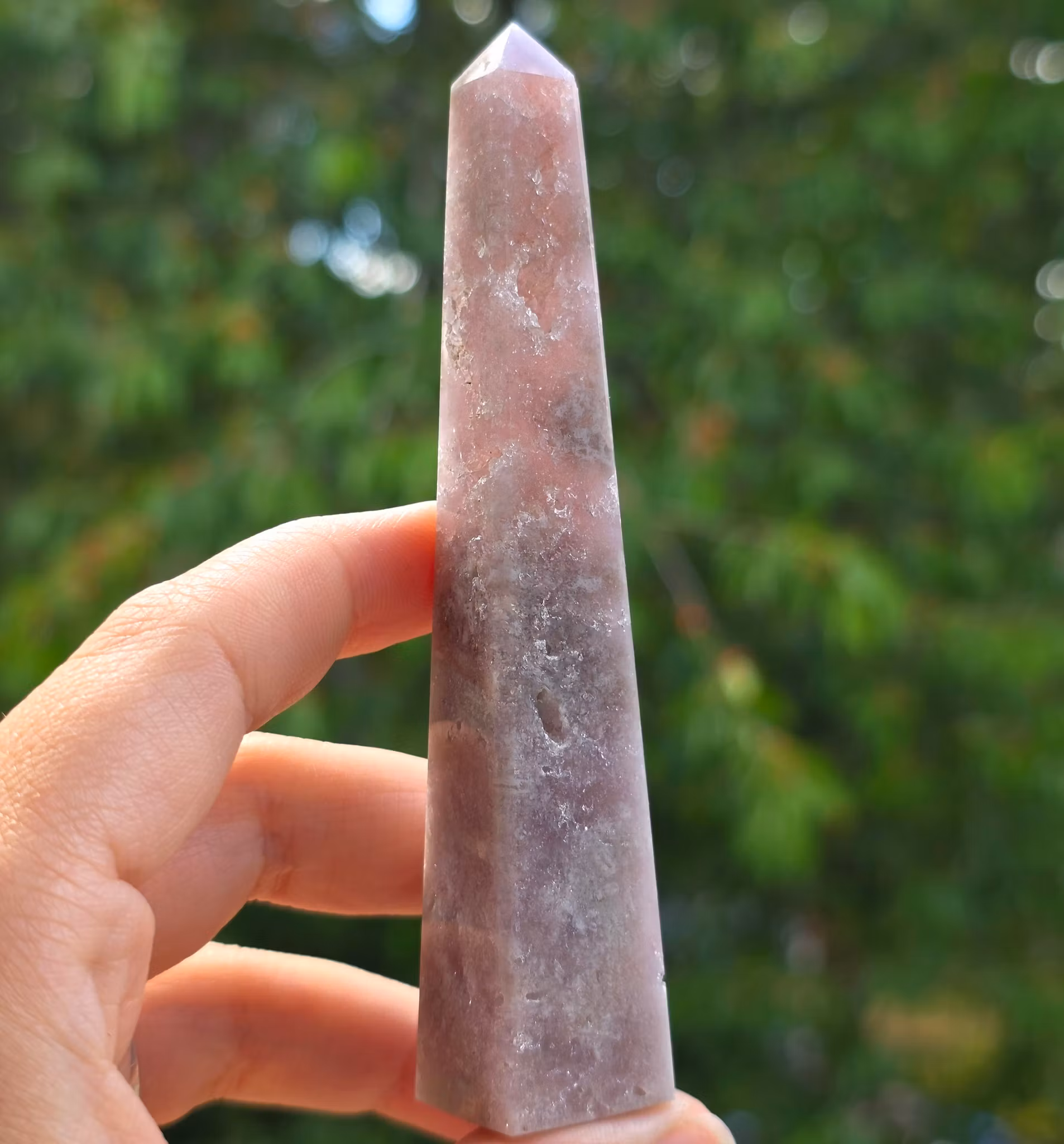 Rosa Ametist Sugar Druzy Torn 49,4 gram