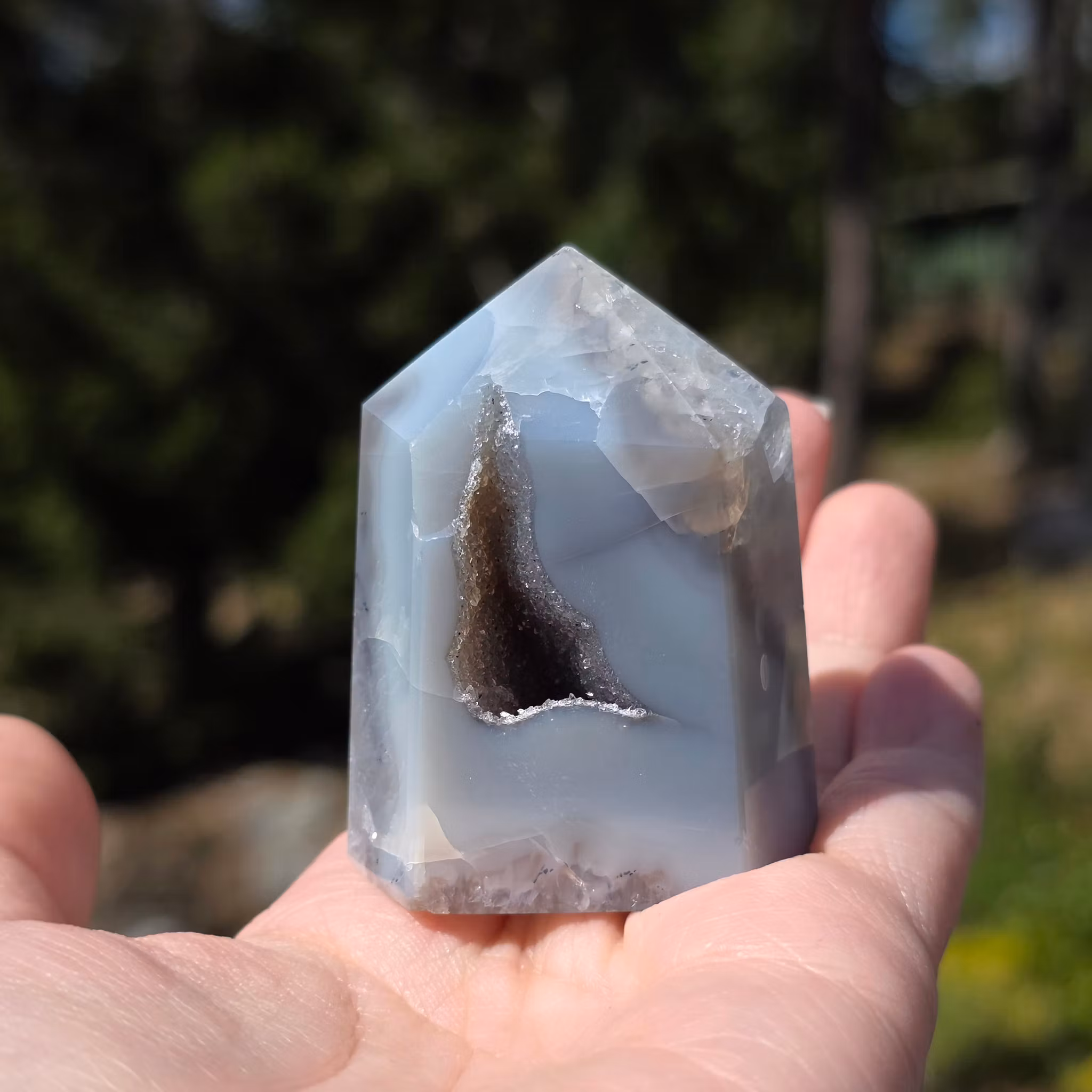 Agat Med Druzy Kluster Torn
