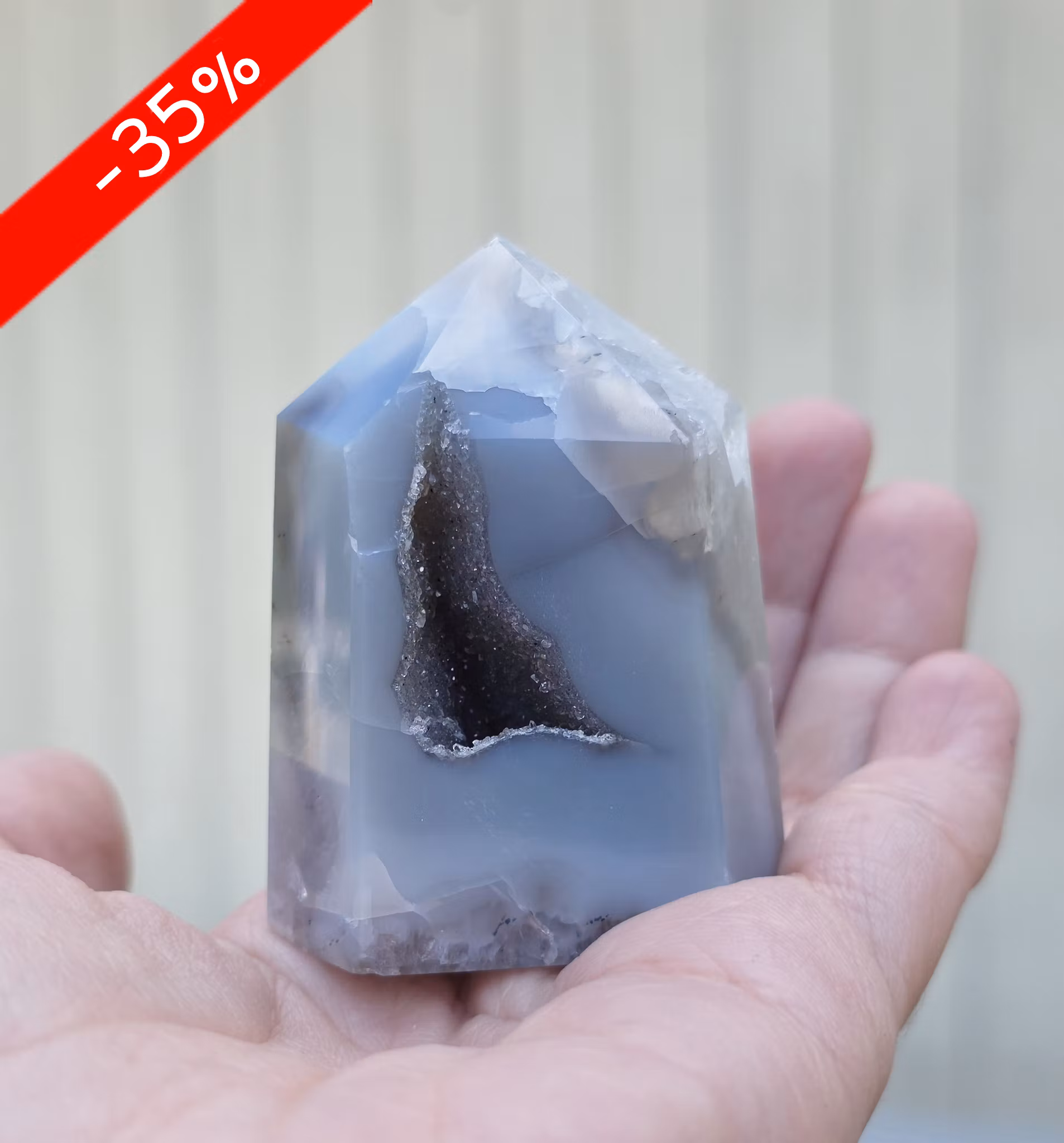 Agat Med Druzy Kluster Torn