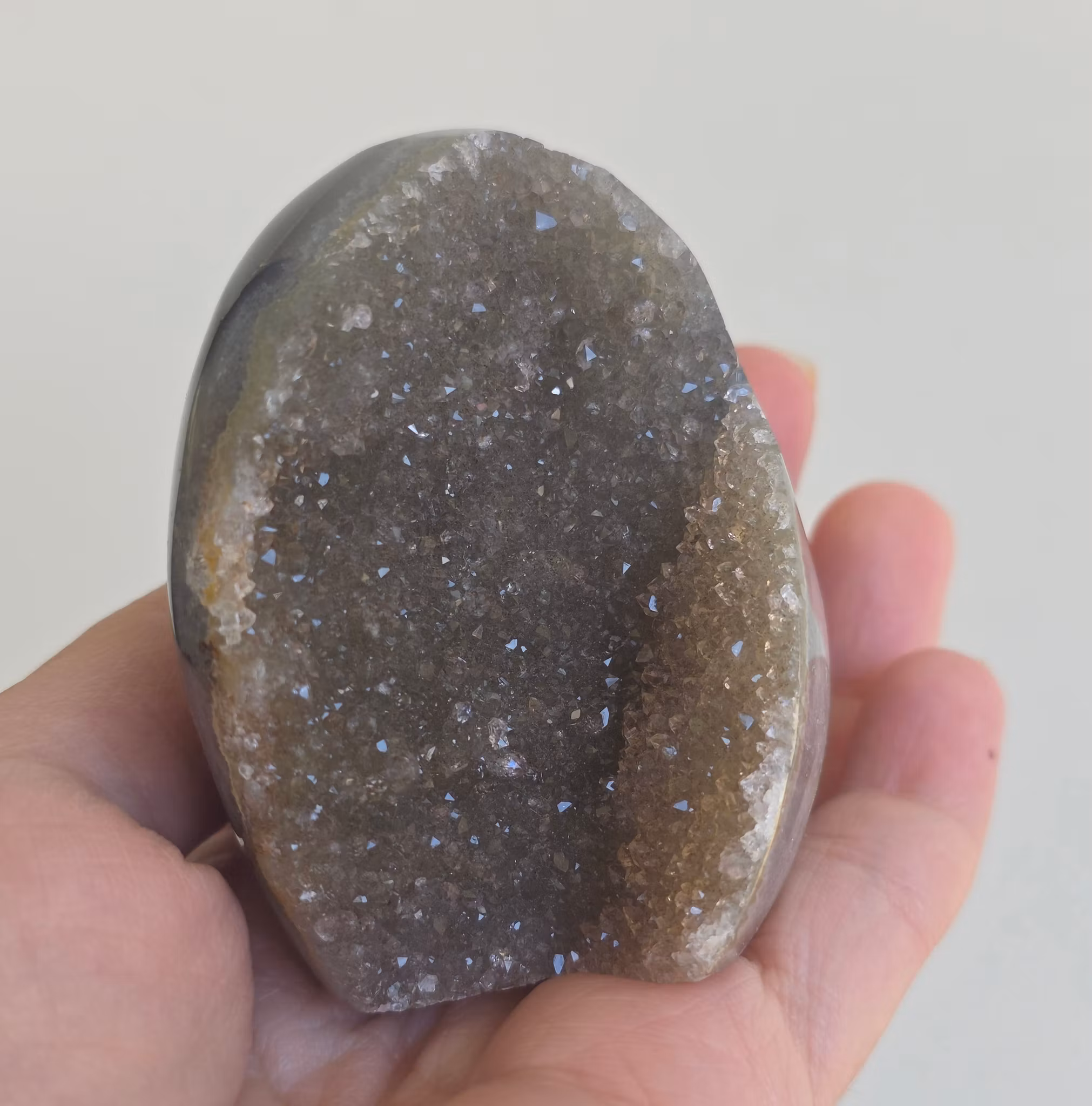 Agat Med Druzy Polerad Uruguay 169 g