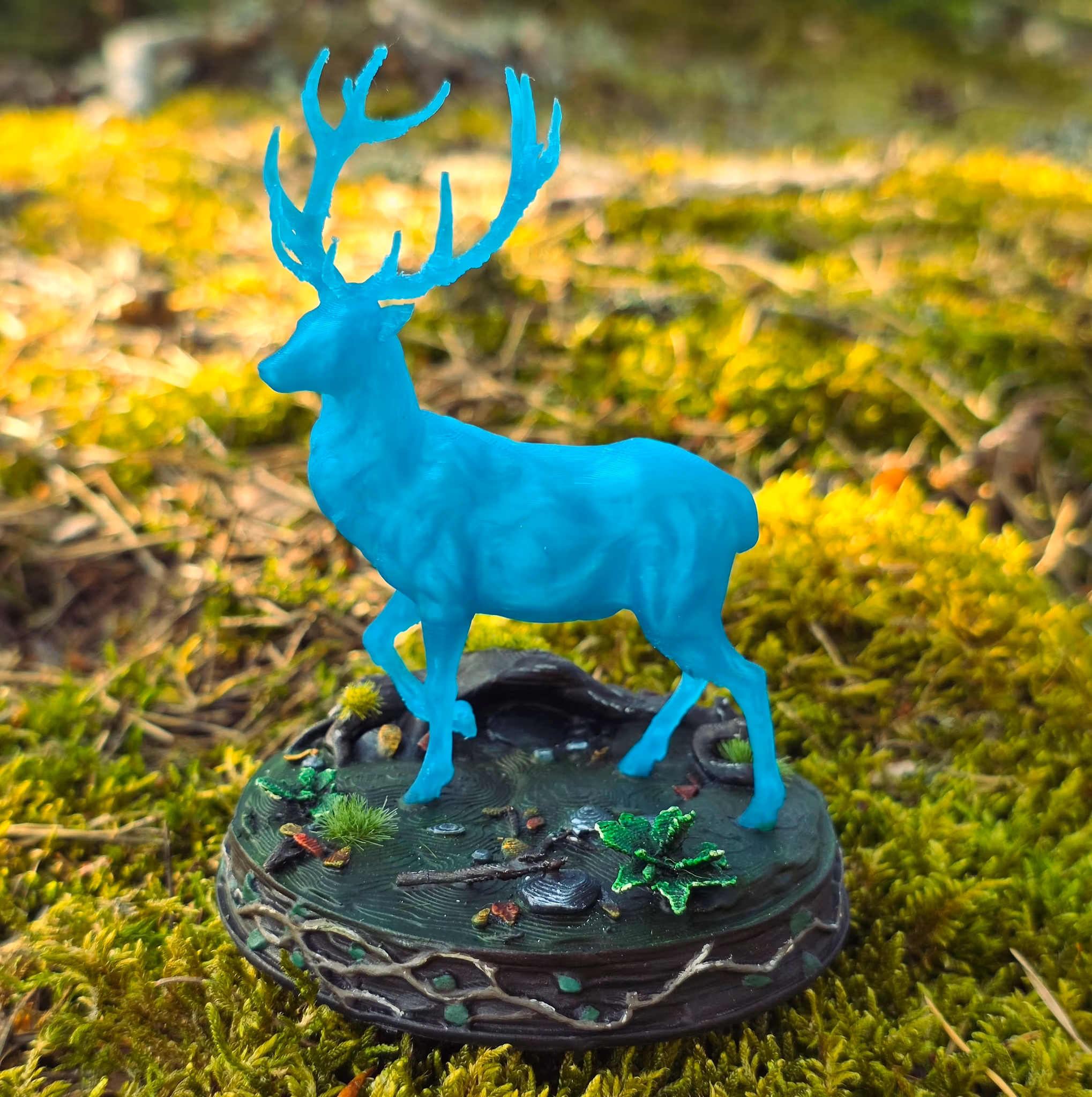 Handmålad Hjort Patronus