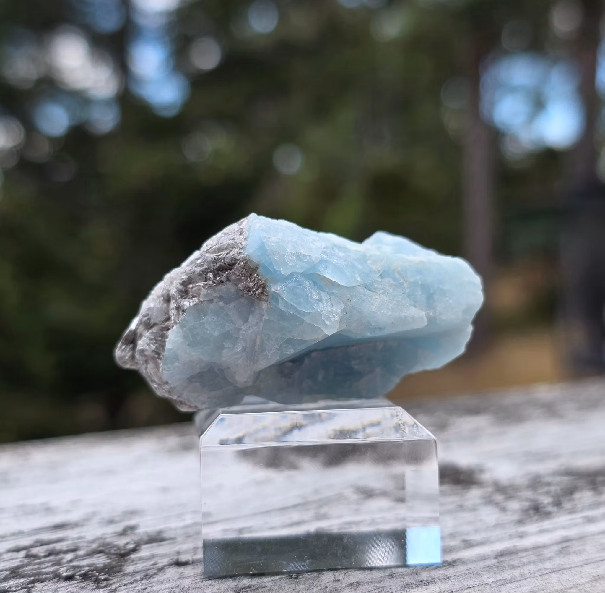 Rå Akvamarin Med Mica, Skardu Pakistan 197 ct