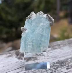 Rå Akvamarin Med Mica & Albit, Skardu Pakistan 418 ct