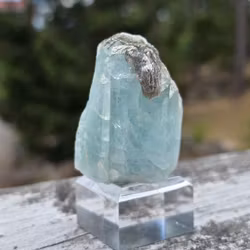 Rå Akvamarin Med Mica & Albit, Skardu Pakistan 418 ct