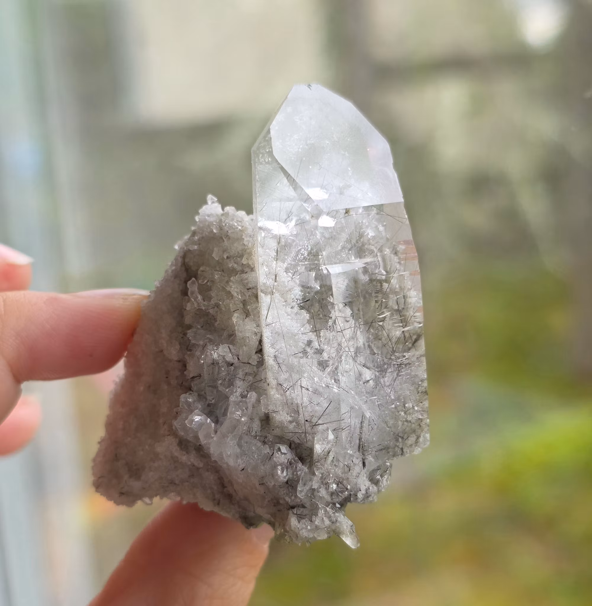 Lemurian Bergkristall Turmalin