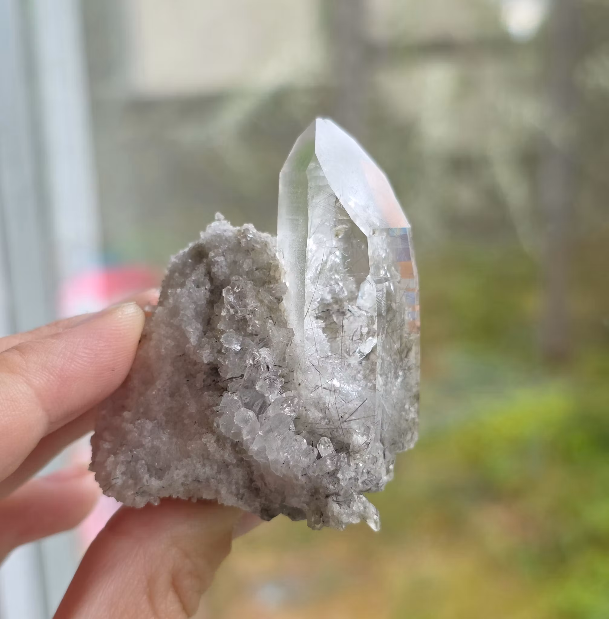 Lemurian Bergkristall Turmalin