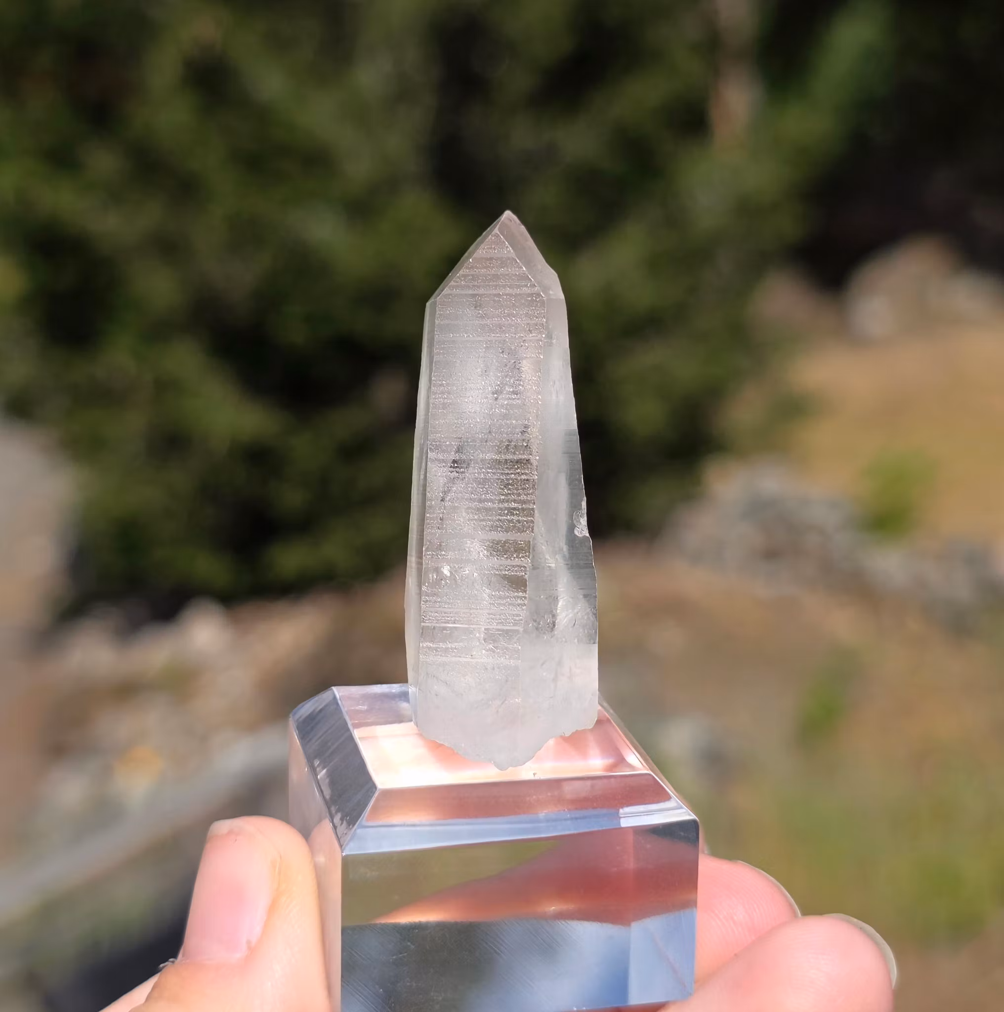 Lemurian Bergkristall Spets