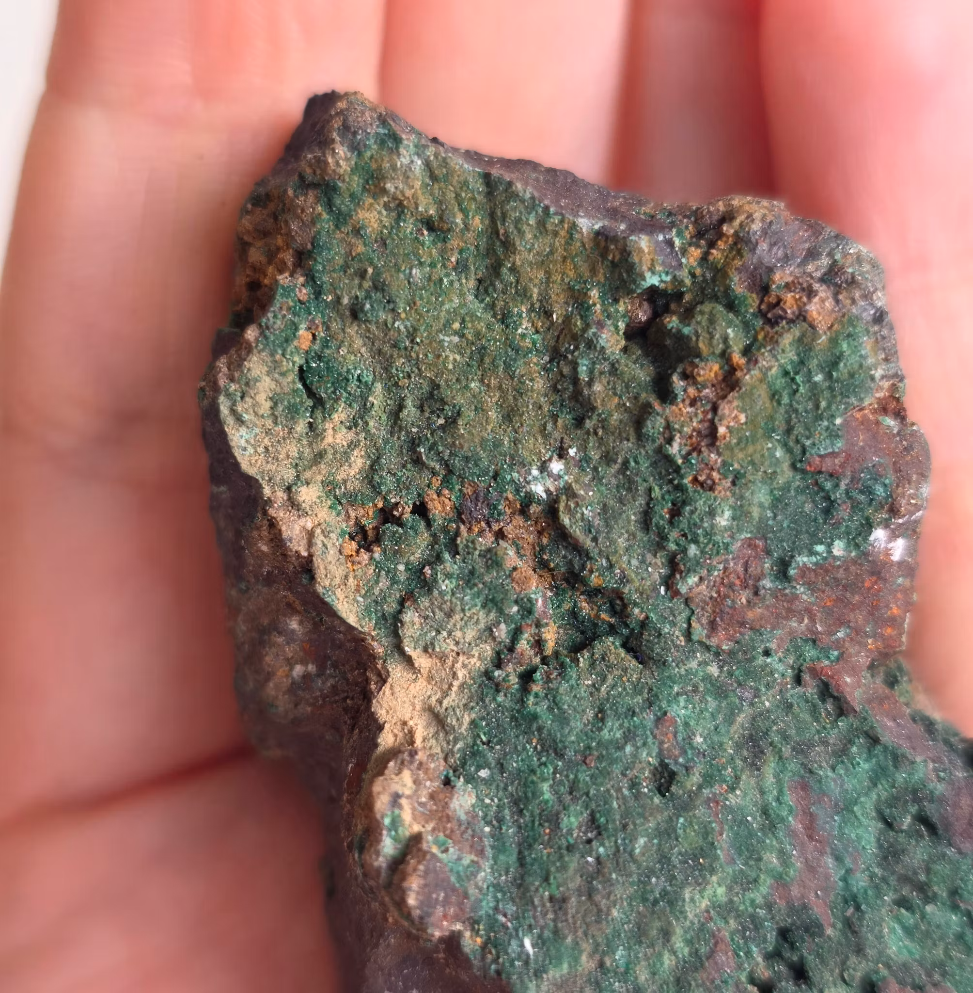 Rå Malakit (Azurit) 112 gram