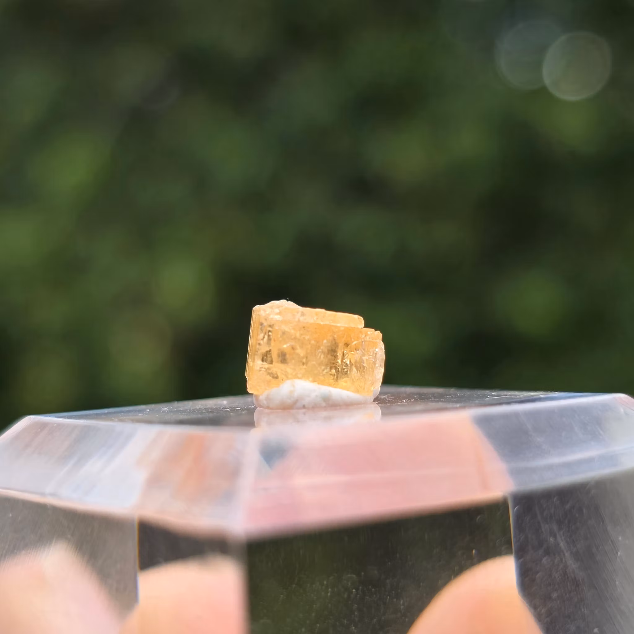 Rå Imperial Topas Ouro Preto, 2,25 ct