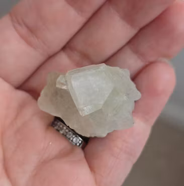 Kluster Av Grön Apofyllit Kub 11,88 gram