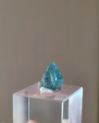 Blå Ljus Apatit, 3,95 ct Från Madagaskar