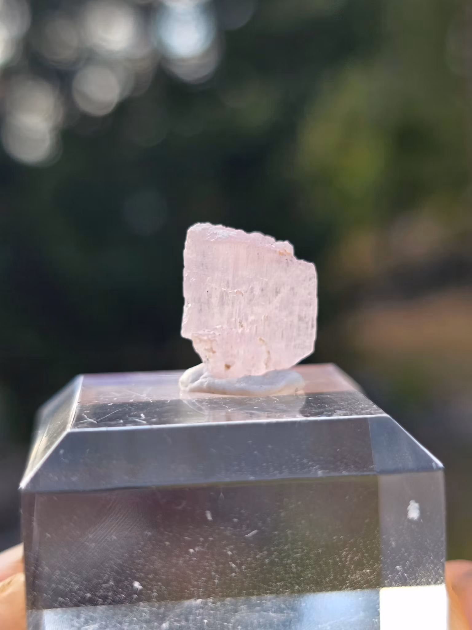Rå Spodumen Kunzit Från Afghanistan 5,60 ct
