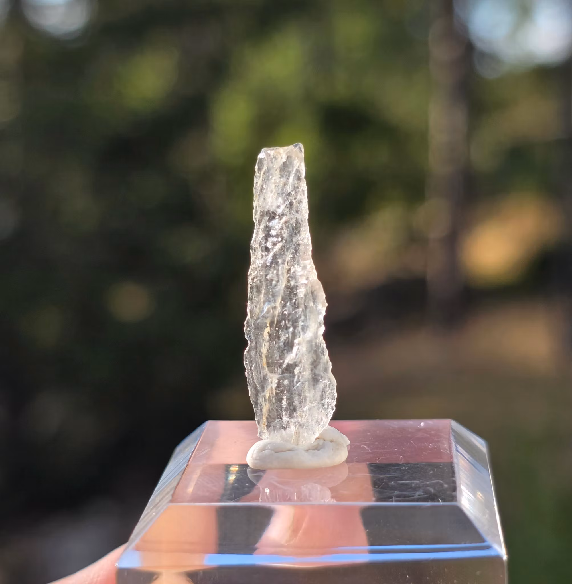 Rå Spodumen Kunzit Från Afghanistan 3,50 ct