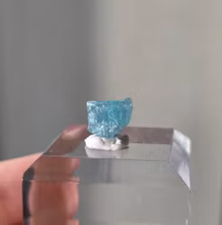 Blå Ljus Apatit, 3,45 ct Från Madagaskar