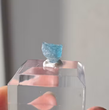 Blå Ljus Apatit, 3,45 ct Från Madagaskar