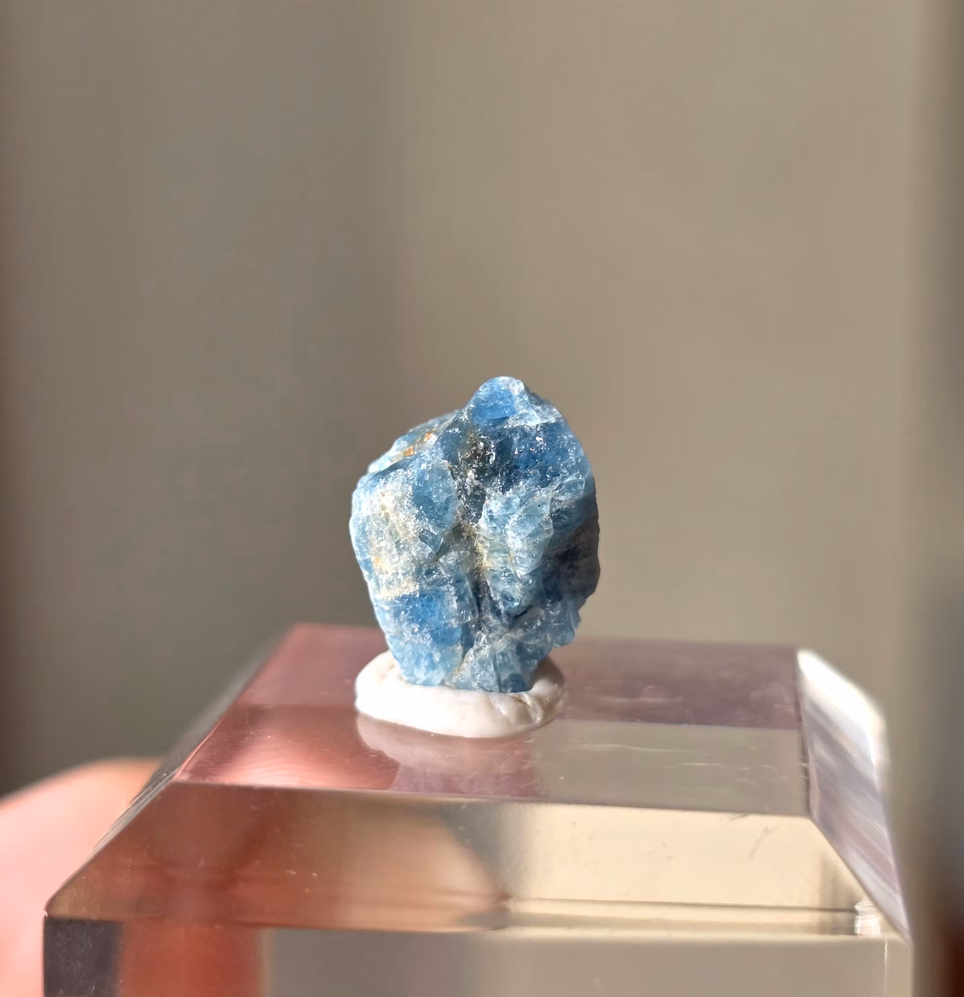 Rå Santa Maria Akvamarin, 4,25 ct, Santa Maria de Itabira, Brasilien.