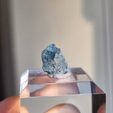Rå Santa Maria Akvamarin, 4,25 ct, Santa Maria de Itabira, Brasilien.