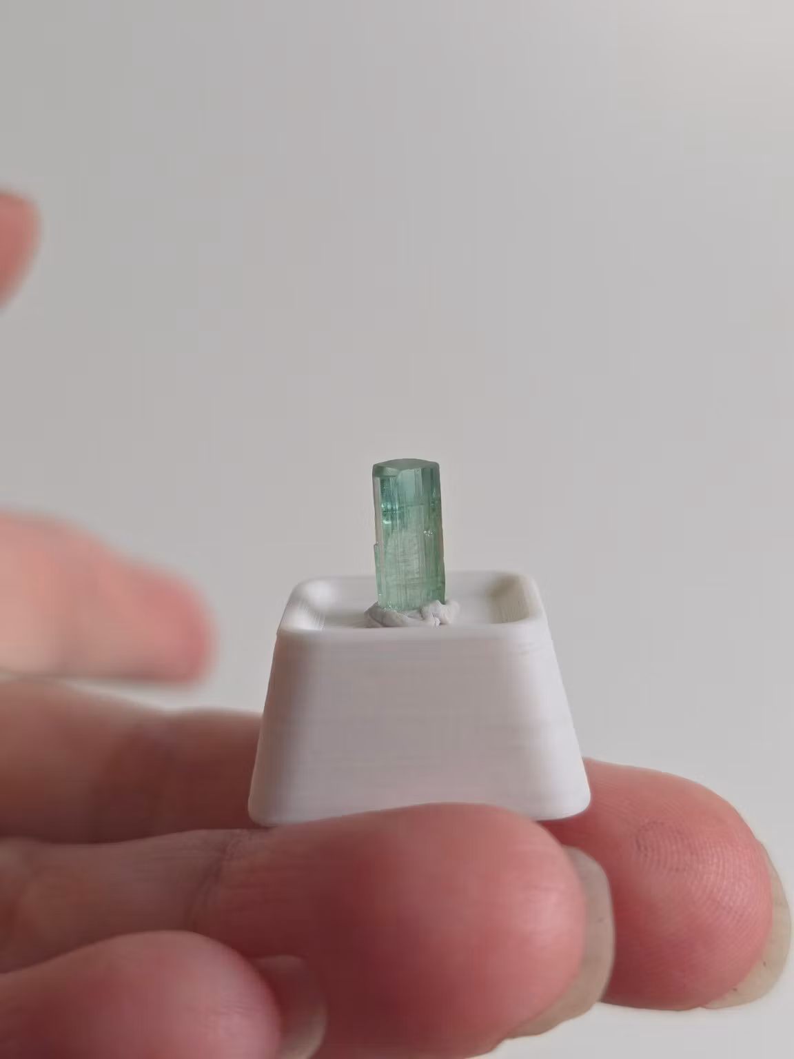 Naturlig Knivskarp Turmalin Mintfärg 1,55 ct Kunar