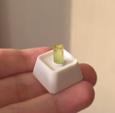 Ljus Limegrön Turmalin Färgzonerad Kärna/Topp 1,85 ct
