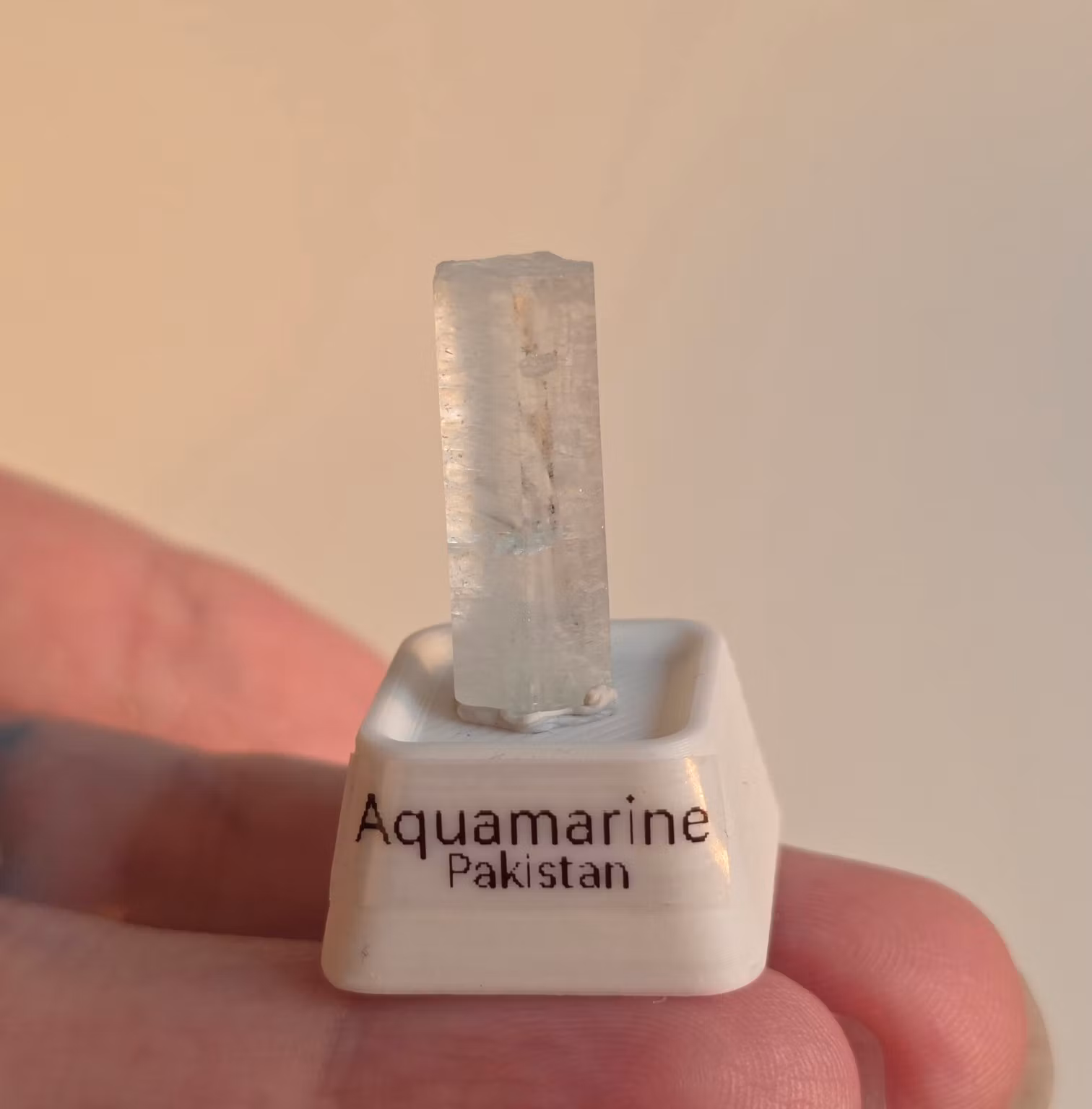 Akvamarin, Beryll 9,25 ct Nagar Valley, Pakistan
