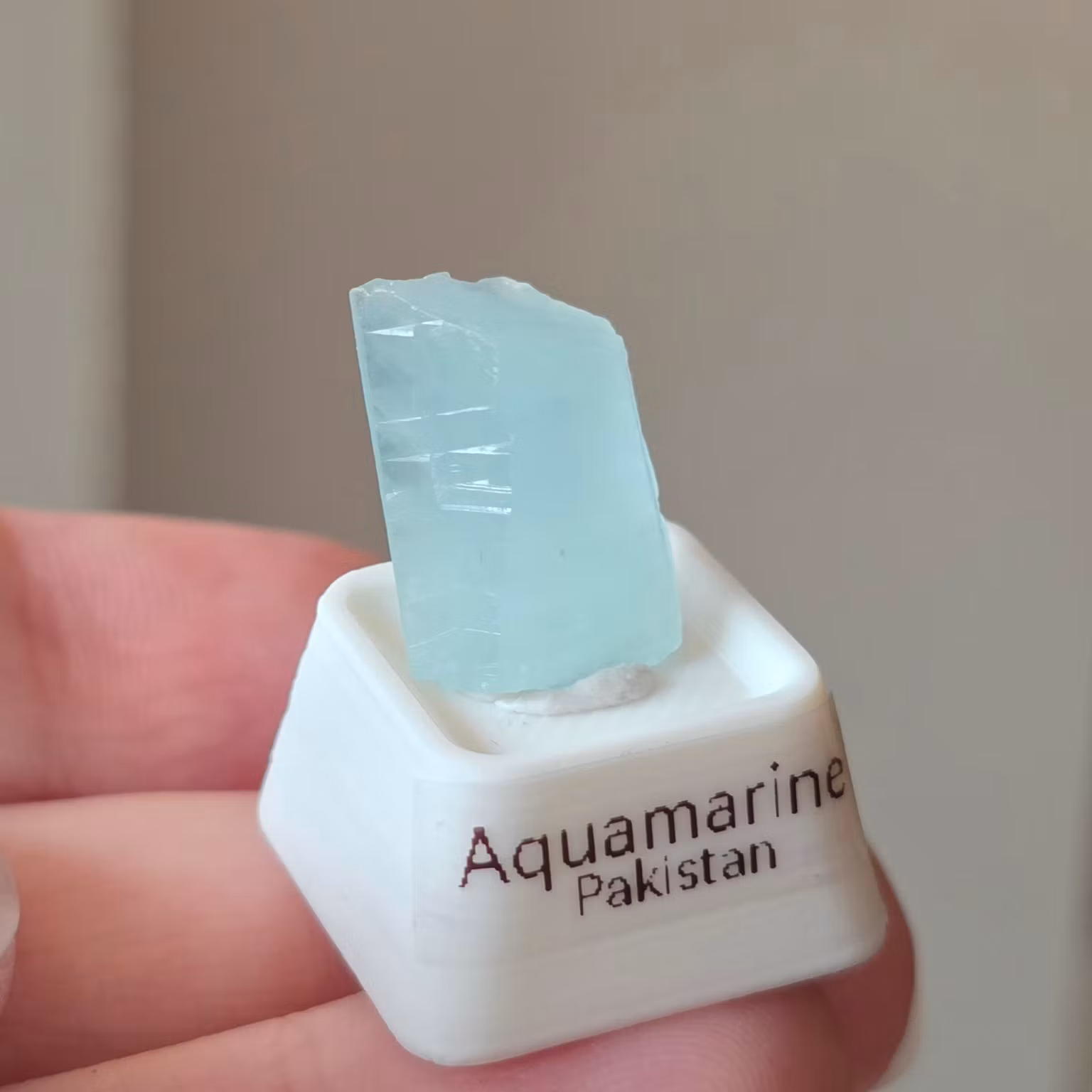 Akvamarin Beryll 8,80 ct Nagar Valley, Pakistan