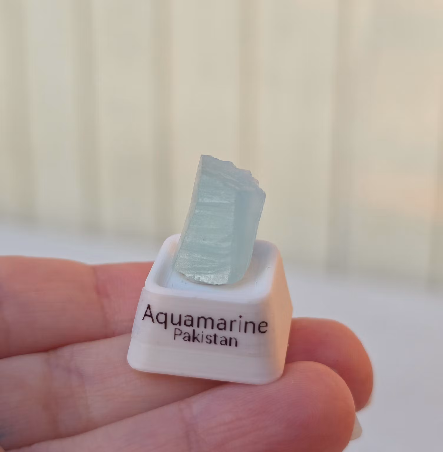 Akvamarin Beryll 8,80 ct Nagar Valley, Pakistan
