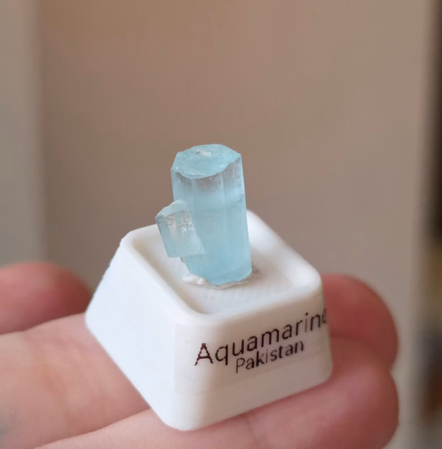 Akvamarin Beryll 4,35 ct Nagar Valley, Pakistan