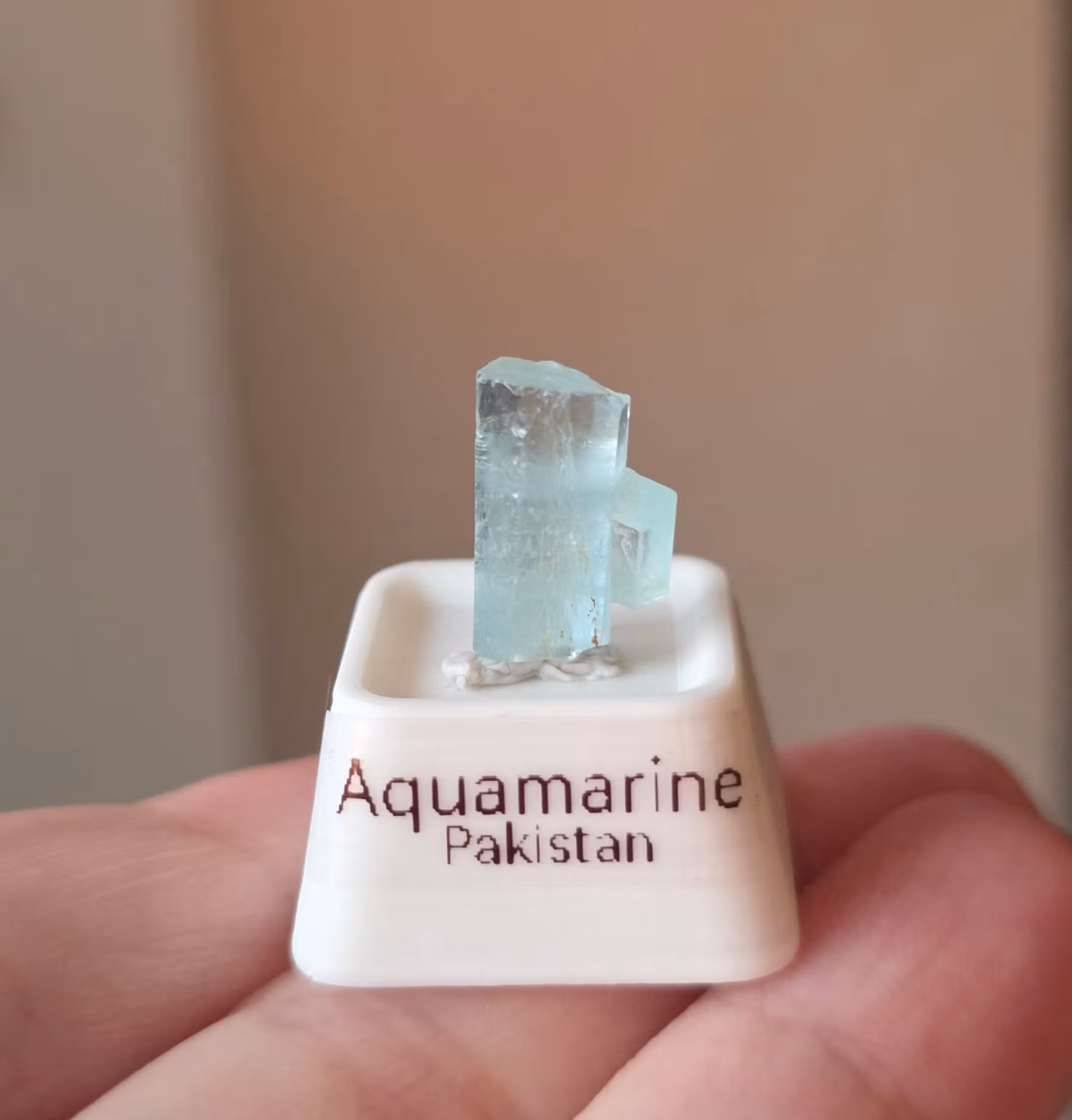 Akvamarin Beryll 4,35 ct Nagar Valley, Pakistan