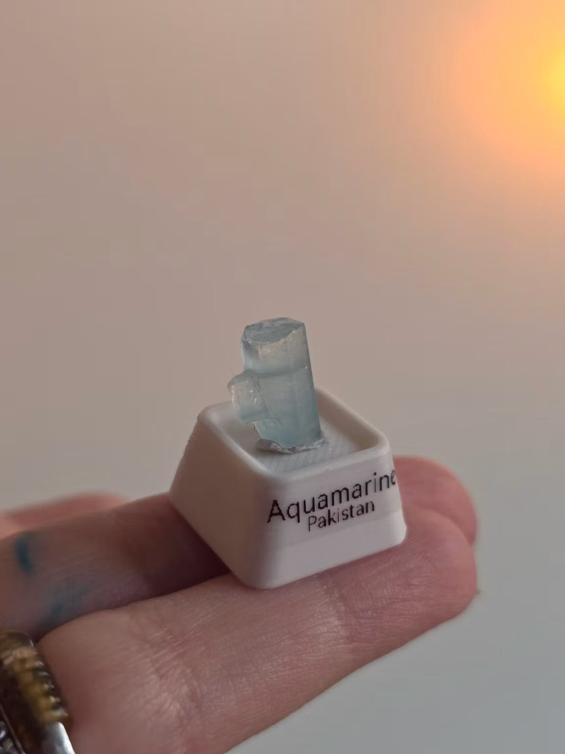 Akvamarin Beryll 4,35 ct Nagar Valley, Pakistan