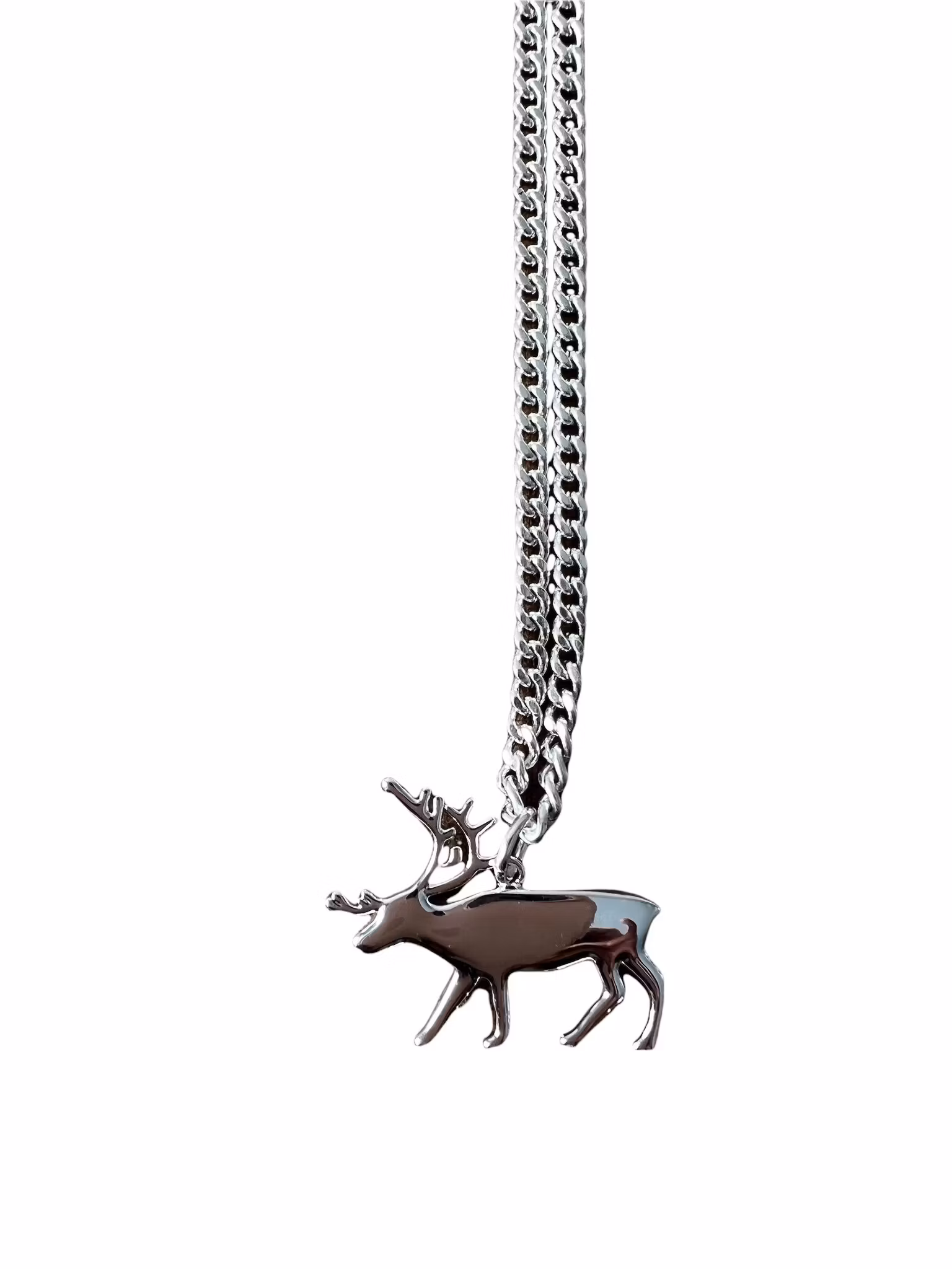 63149, HALSBAND SILVER 42 CM REN / REINDEER, NECKLACE SILVER, KIRURGISKT STÅL