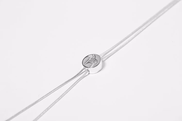 63116, NORDIC CRYSTAL DALAHORSE NECKLACE / HALSBAND 80  DALAHÄST