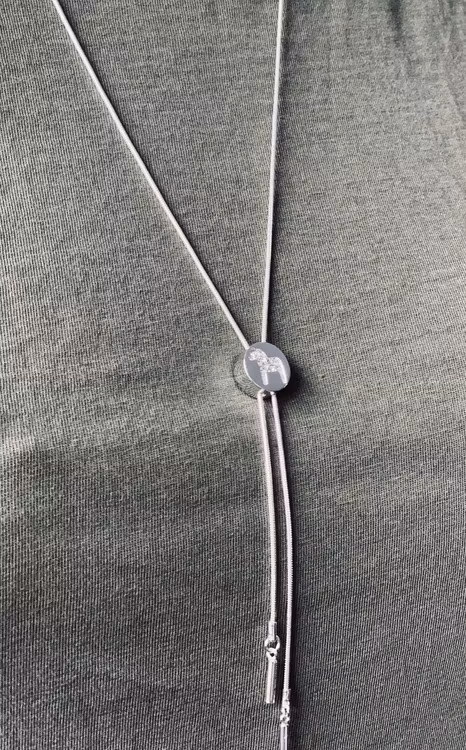 63116, NORDIC CRYSTAL DALAHORSE NECKLACE / HALSBAND 80  DALAHÄST