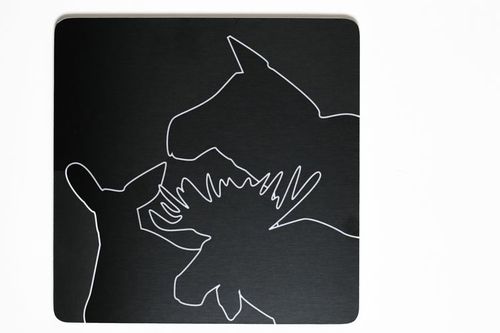 63117 GRYTUNDERLÄGG / POT COASTER MOOSE