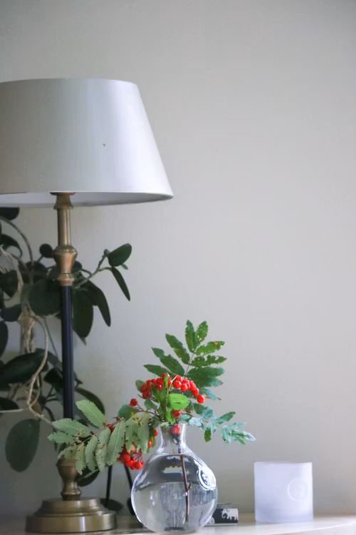 62941 VAS REN / VASE REINDER WHITE