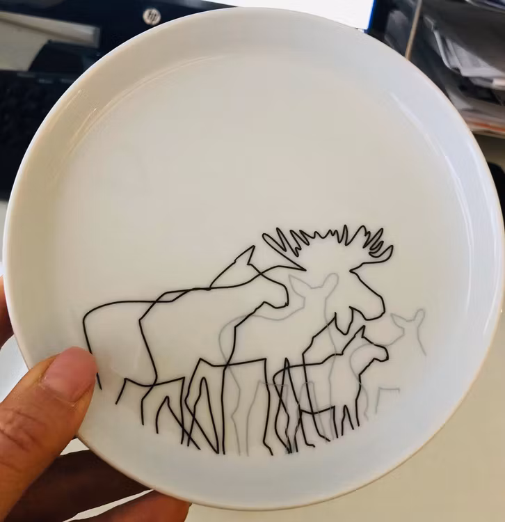 63140 TALLRIK 16 CM ÄLG / PLATE 16 CM MOOSE