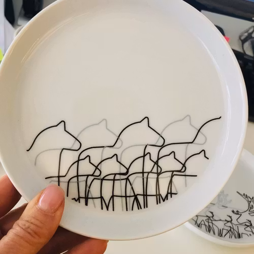 63138 TALLRIK 16 CM DALAHÄST/ PLATE 16 CM DALAHORSE