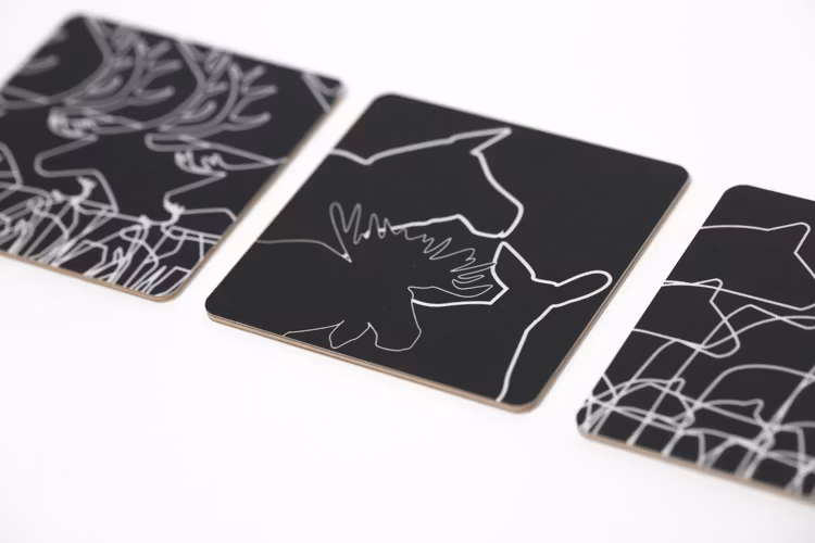 63120 GLASUNDERLÄGG ÄLG / COASTER MOOSE