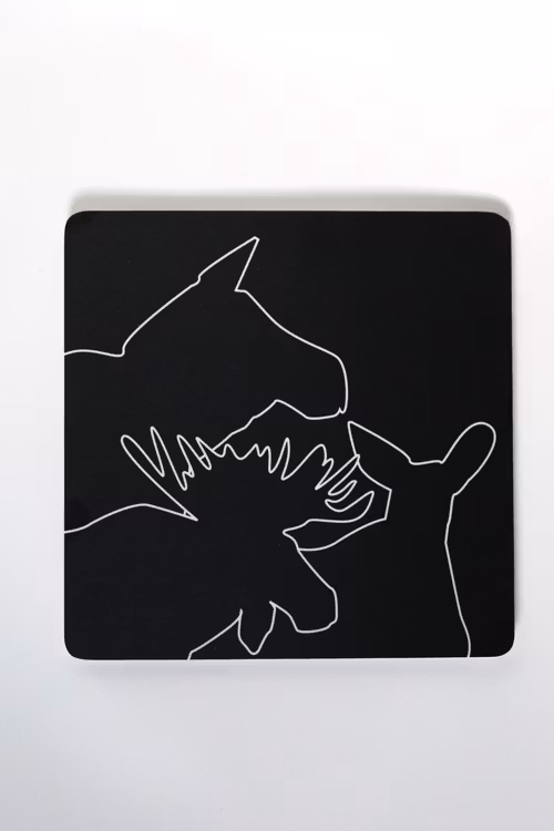 63120 GLASUNDERLÄGG ÄLG / COASTER MOOSE