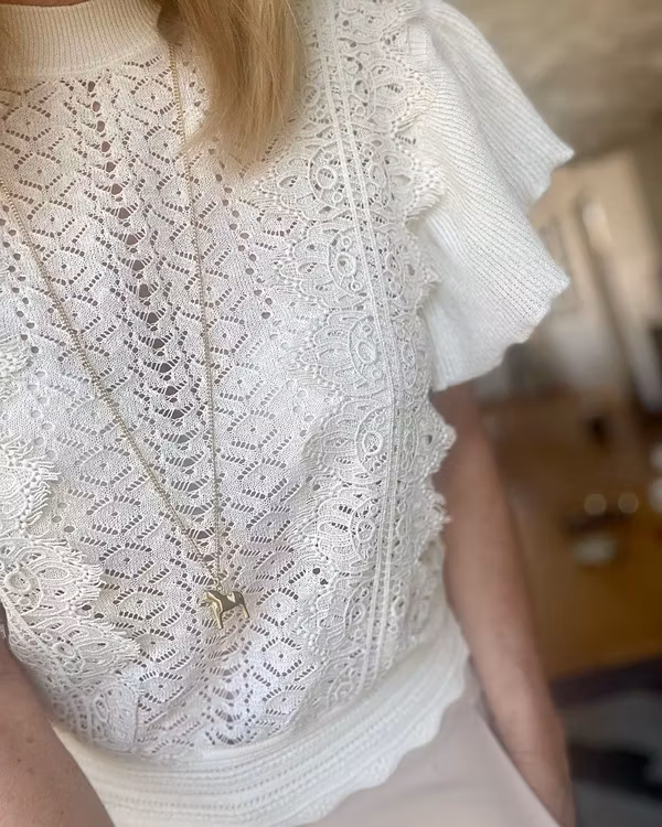 62942, Halsband Dalahäst 85cm, guld/Necklace, Dalahorse, gold