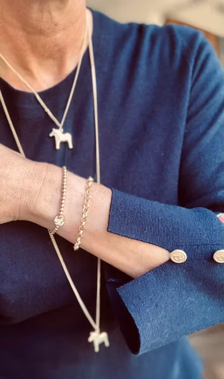 62923, Armband, Dalahäs, /Bracelet, Dalahorse, Gold